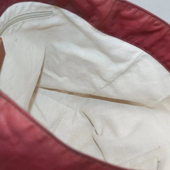 GUCCI GG Canvas Tote Bag Nylon Pink Silver 282439 Auth ti3238 - Picture 8 of 16